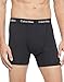 Calvin Klein Men's Underwear 3 Pack Cotton Stretch Boxer Briefs, Black, Medium