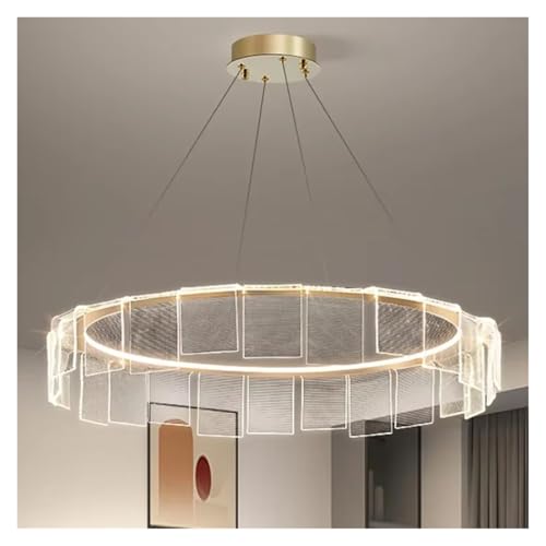 Lustre de plafond LED moderne pour un salon chaleureux