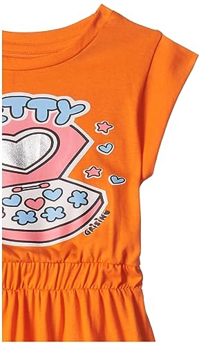 Image of T2F Girl's Cotton A-Line Knee-Length Casual Dress