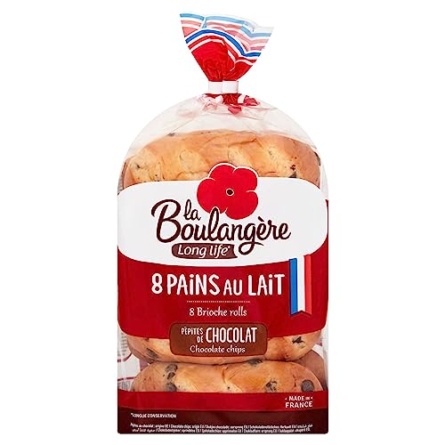 La Boulangère 8 Brioche Rolls Chocolate Chips 280g