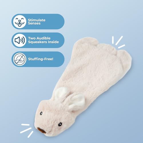 Best Pet Supplies Squeaky Dog Toys with Soft Durable Fabric for Small, Medium and Large Pets Interactive Toy for Indoor Play, Supports Active Biting and Play - Hare, Pig, Large by Best Pet Supplies - Image 2
