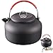 Bouilloire de camping en plein air 0,8 L/1,4 L, cafetière à thé de camping, cafetière légère et compacte pour randonnée en plein air, camping, pique-nique