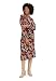 Produktbild Cartoon Damen Casual-Kleid mit Gürtel Weiß/Violett,40