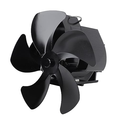 Ventilador de Estufa de Calor de 5 Cuchillas Eco (BLACK)
