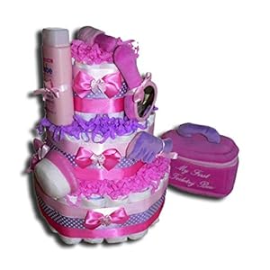 Luiertaartmagie – luiertaart Beauty Queen voor meisjes babygeschenk babyshower doop geboorte souvenir