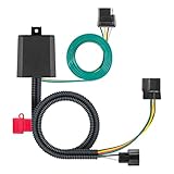 CURT 56346 Vehicle-Side Custom 4-Pin Trailer Wiring Harness for Select Hyundai Santa Fe