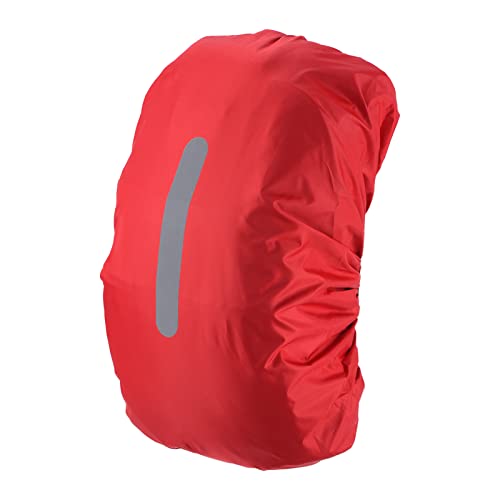 Housse de pluie sac à dos 40-50L PATIKIL taille M rouge imperméable