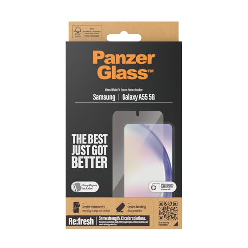 PanzerGlass Re:Fresh Ultra-Wide Fit Verre de protection d'écran Samsung Galaxy A55 5G 1 pc(s) 7358