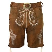 MS-Trachten Kinder Trachten Lederhose Jakob Braun Antik (128)