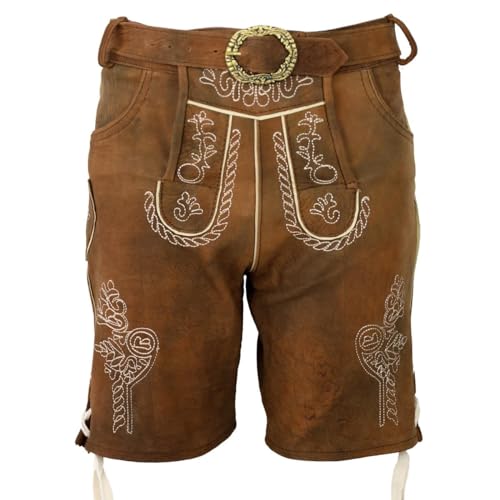 MS-Trachten Kinder Trachten Lederhose Jakob Braun Antik (140)