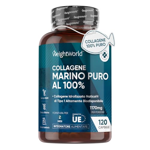 Collagene Marino Tipo 1, 120 Capsule