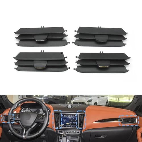 Grille ventilation Maserati Levante 2016-2023 | Cache climatisation arrière 2 pièces