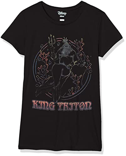 T-shirt Roi Triton Disney Fille en taille XL parfait pour les journées d'école