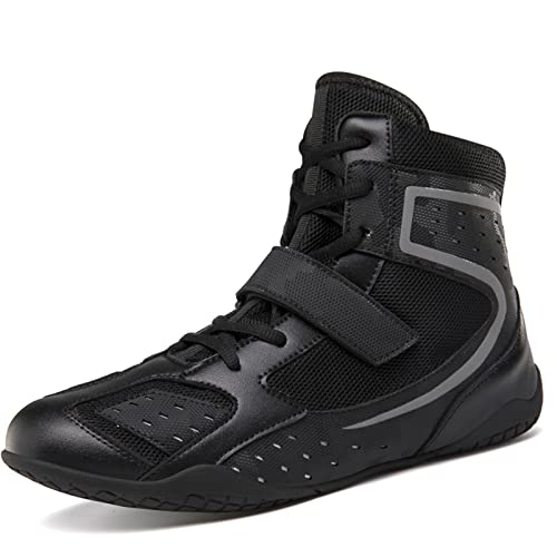 Men's and Women's high top Wrestling Boxing Shoes Non Slip Breathable Boxing Wrestling Sports Shoes Training Shoes2