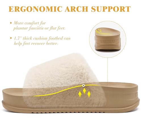 Image of KuaiLu Women's Orthotic Arch Support Slippers