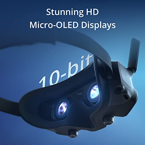 DJI Goggles 2 - Lightweight and Comfortable Immersive Flight Goggles with Stunning Micro-OLED Screens, HD Low-Latency Transmission, Adjustable Diopters, Wireless Streaming by DJI - Image 3