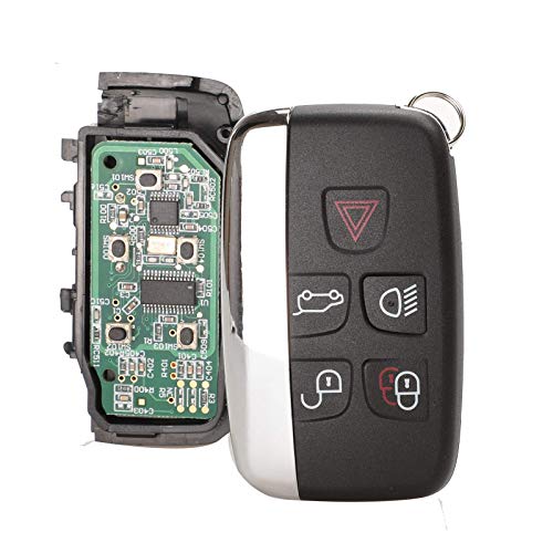 Télécommande 433 MHz pour Jaguar clé 5 boutons de remplacement Land Rover