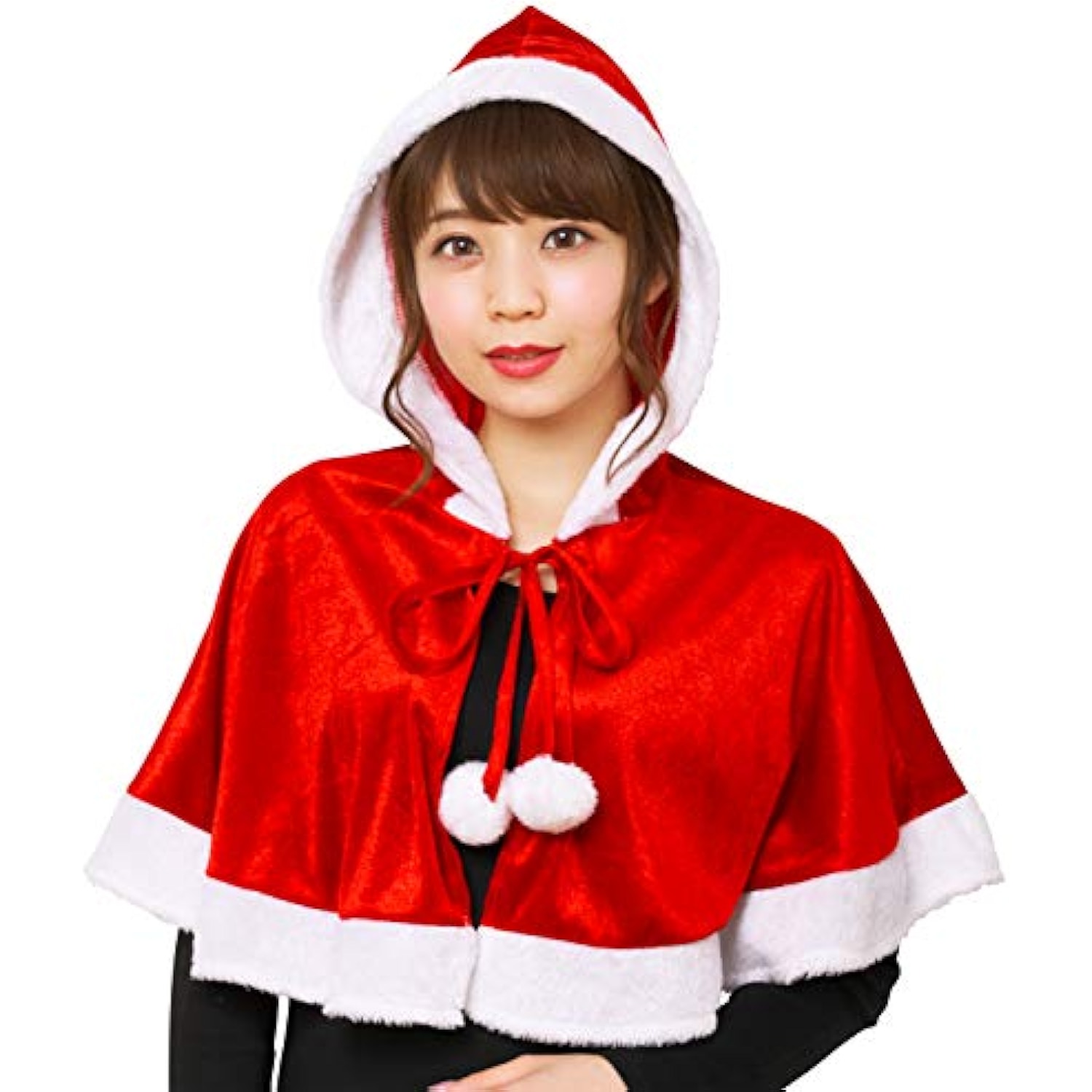 クリアストーン(Clearstone) コスプレ クリスマス カラフルケープ レディース レッド 詳細画像1