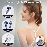 Drsaec Bluetooth 5.4 Kopfhörer, 6D Tieferbass In Ear Kopfhörer Kabellos – Ansicht 4