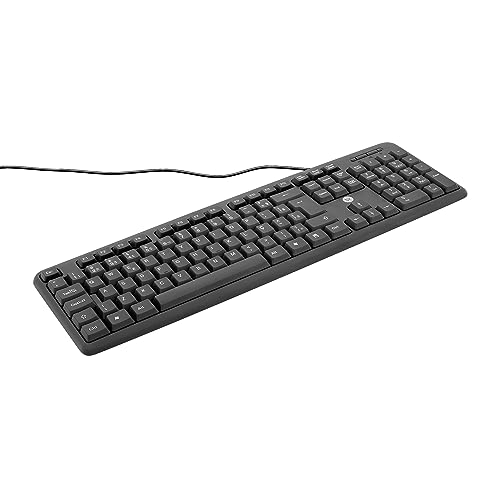 Teclado Preto 0014 Bright CX 1 UN com fio e USB