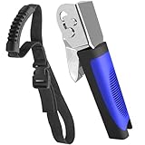 Mobiegar 2 Pack Foldable Car Door Handle for Elderly with Adjustable Standing Aid Safety Handle, Blue, MB-2006-B