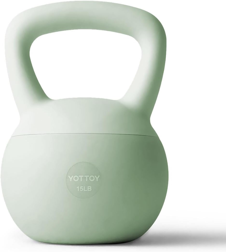 Kettlebell suave,Kettlebell antideslizante, peso de agarre para entrenamientos en el hogar, Kettlebells, fuerza y seguridad garantizadas