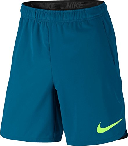 Nike M Nk Flx Vent Max Pantalón Corto, Hombre, Azul Industrial Blue Ghost Green , L