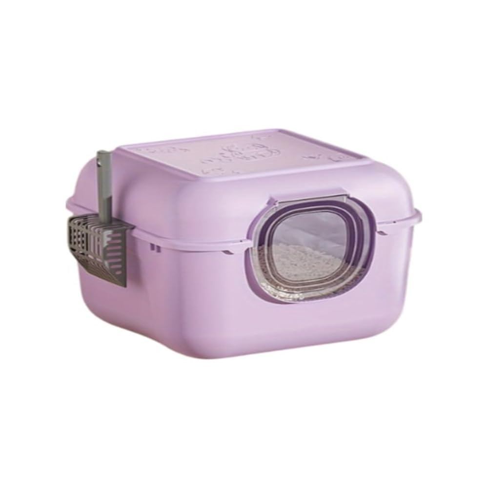 Lettiera per gatti completamente chiusa Oversize Anti-Splash Toilet Anti-Sand Odor Barriera Forniture per la pulizia degli animali domestici Protezione della privacy per gatti Casa