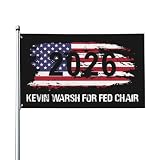 Kevin Warsh For Fed Chair 2026 Flag 3x5 Ft For Outside Indoor Yard Room Poster Decor