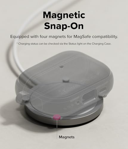 Image of Ringke Onyx Magnetic for AirPods Pro 3 Case with Carabiner [Compatible with MagSafe] Non-Slip Anti-Fingerprint Textured, Shockproof Protective Cover - Mint