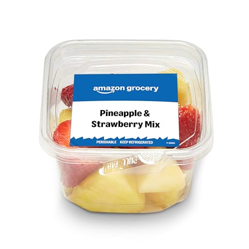 Amazon Grocery, Pineapple and Strawberry Mix, 10 Oz