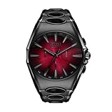 Diesel Men's D-Curve Chronograph Black Stainless Steel Watch (Model: DZ4696)