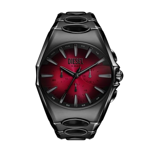 Catálogo para Comprar On-line Reloj Diesel que puedes comprar esta semana. 45 Diesel Reloj dz4696 d-curve de acero inoxidable en color negro con cronógrafo para hombre