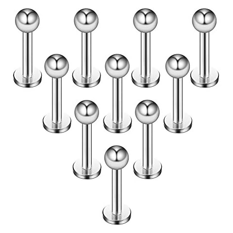 Briana Williams 10pcs Labret Piercing Cover