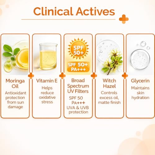 Image of The Skin Story Moringa Tinted Sunscreen SPF 50+ PA++++ | Advanced UV Filters | Broad Spectrum UVA & UVB Protection | Water & Sweat Resistant | Matte Finish | 100g