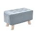 Tkaniny podnośnikowe, domowe stołki rekreacyjne, buty korytarza zmieniające się stołki, salon sofa stołki. (Color : Sky blue)