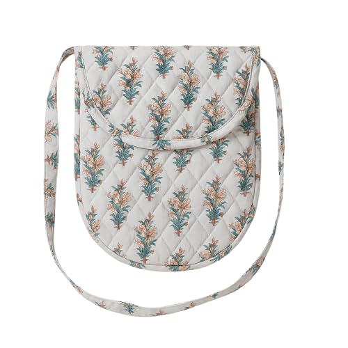 Image of Cotton Handblock Printed Sling Bag for Girls | Beach Bag | Crossbody Shoulder Bag for Womens Handbags & Bags