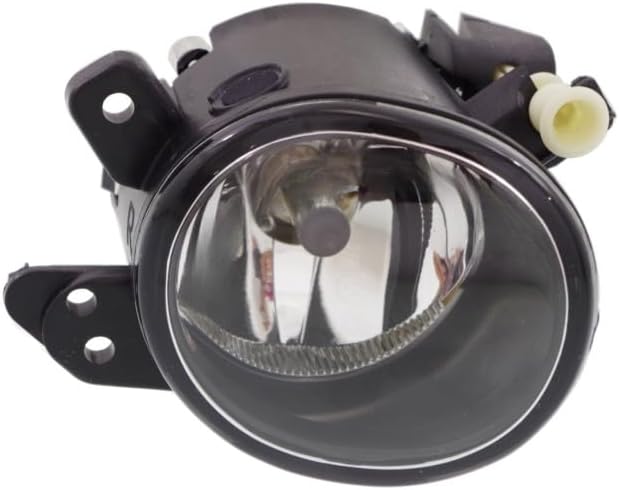 KarParts360 For Smart Fortwo 2008-2014 Fog Lights Front, Driver And Passenger Side | Pair | Clear Lens | Oval | Replacement For MB2593114, MB2592114 | 2518200856, 2518200756