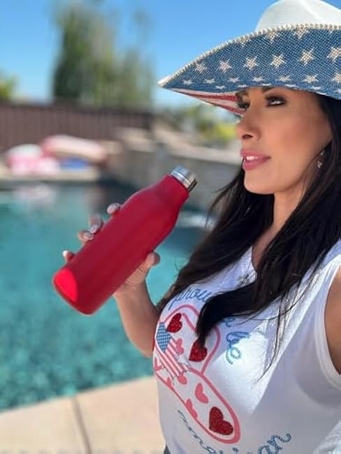 Double Wall Stainless Steel Water Bottle, Ballet Dancer Woman, Personalized Engraving Included