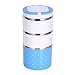 Produktbild Yosoo Picknick Lunch Box Pot Brotdose Tragbare Isoliert Thermal Edelstahl Innendämmung Leakproof Auslaufsicher mit Griff Essenbehälter Essenträger Warmhaltebox für Essen (1230 ml, Blau)