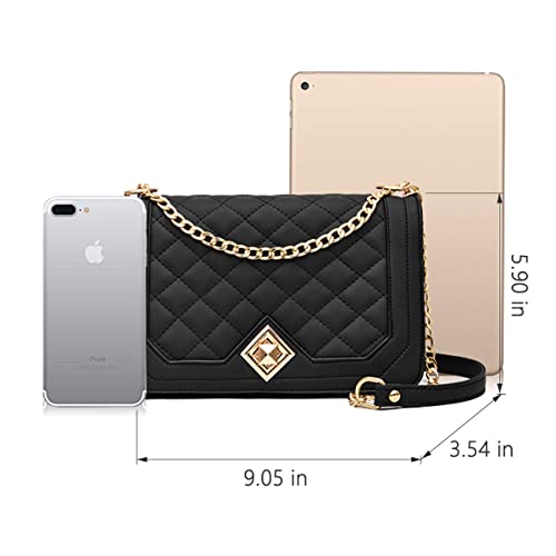 Ps Petite Simone Crossbody Bags For Women Trendy Quilted Bag Shoulder With Chain Small Handbag Evening Bag Satchel Purses #TOP5