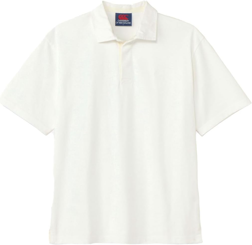 CANTERBURY OF NEW ZEALAND ラグビーシャツ size M Canterbury Rugby Shirt, S/S SOLID Color, Navy, navy, XX-Large