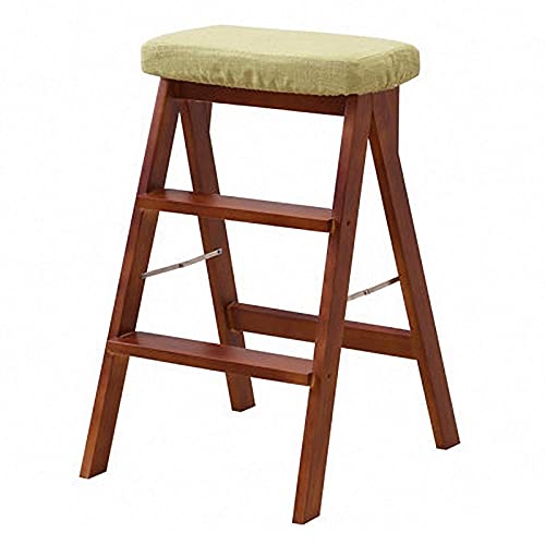 Taburete de pedal de cocina moderno y portátil en madera maciza 2