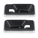 labwork Interior Door Handle Bezel Cup Set Replacement for 1977-1981 Firebird Camaro 1671194 1671195