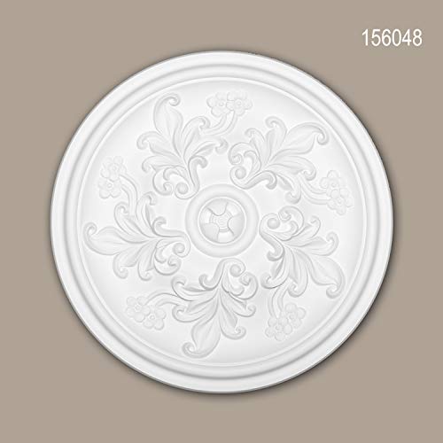 Rosace Profhome 156048 polyuréthane rigide diamètre 36.4 cm décoration plafond - 3