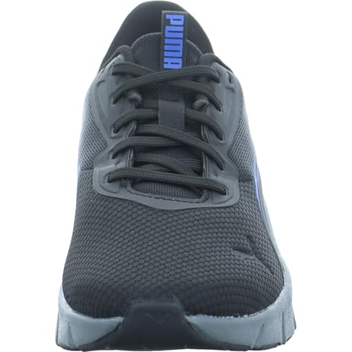 Image of Puma, Unisex-Adult, Flexfocus Lite Modern Woven, Black-Vivid Blue, Running Shoe, 10UK, (31148101)