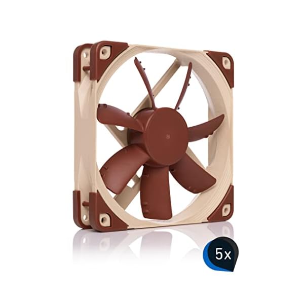 Noctua 5X NF-S12A PWM, Ventilador Silencioso, 4 Pines (120 mm, Marrón) - Image 3
