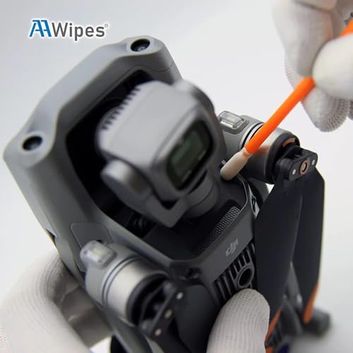 AAwipes Foam Tip Cleaning Swab Kit (5 Types, 500 Pack) Cleanroom Sponge Stick Foam Swab Bundle for Printer, Painting, Gun, Optics Lens,Camera Industry Use (FC501)