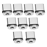 Embouts magnétiques usb-c : conçus pour les ports USB type-c, compatibles avec les téléphones dotés d’un port USB type-c, embouts magnétiques