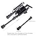 TW TWOD Rifle Bipod 6-9 Inch Adjustable Spring Return Picatinny & Swivel-Stud Sniper Hunting Bipod with Mount Adapter